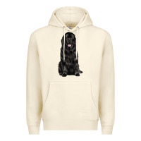 Sandshell newfoundland dog Premium Hoodie - LillyAllenDesigns