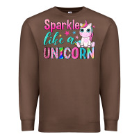 Chestnut sparkle like a unicorn Premium Sweatshirt - NancyCooperArtShop