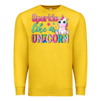 Lemon sparkle like a unicorn Premium Sweatshirt - NancyCooperArtShop