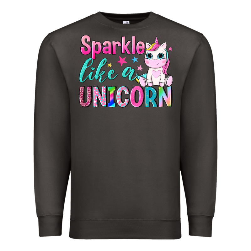 Sparkle Like A Unicorn Premium Sweatshirt by NancyCooperArtShop | Teevron