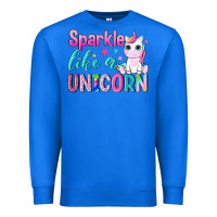 True Royal sparkle like a unicorn Premium Sweatshirt - NancyCooperArtShop