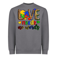 Storm love needs no words Heavyweight Sweatshirt - Zillion Design Studio