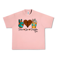 Peace Love Pumpkin Spice Urban Heavy Tee | Teevron