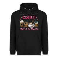 Black first i drink coffee then i do things Heavyweight Hoodie - MaliasSmallBusiness
