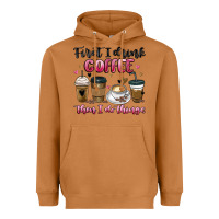 Meerkat first i drink coffee then i do things Heavyweight Hoodie - MaliasSmallBusiness