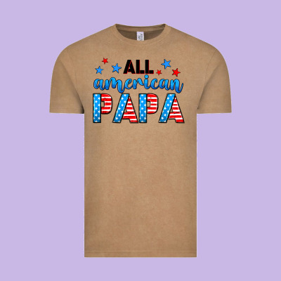 All American Papa Vintage Tee Designed By Neo Western