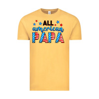 Vintage Mustard All American papa Vintage Tee - Neo Western