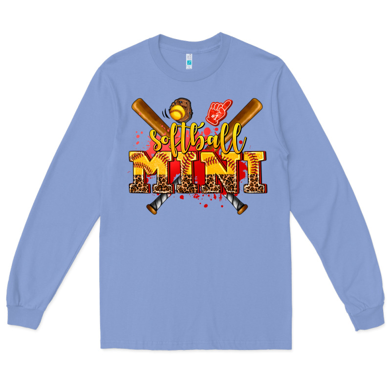 Softball Mini Long Sleeve Tee by AdoDesignShop | Teevron
