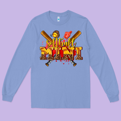 Softball Mini Long Sleeve Tee Designed By Adodesignshop
