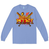 Colony Blue softball mini Long Sleeve Tee - AdoDesignShop