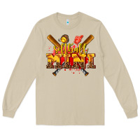 Mushroom softball mini Long Sleeve Tee - AdoDesignShop