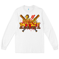 White softball mini Long Sleeve Tee - AdoDesignShop
