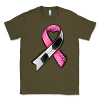 Army Green breast cancer sport ribbons Classic Tee - AdoDesignShop