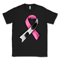 Black breast cancer sport ribbons Classic Tee - AdoDesignShop