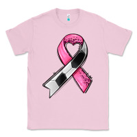 Bubblegum Pink breast cancer sport ribbons Classic Tee - AdoDesignShop