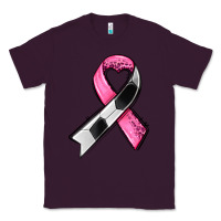 Plum breast cancer sport ribbons Classic Tee - AdoDesignShop