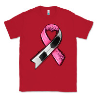 Red breast cancer sport ribbons Classic Tee - AdoDesignShop