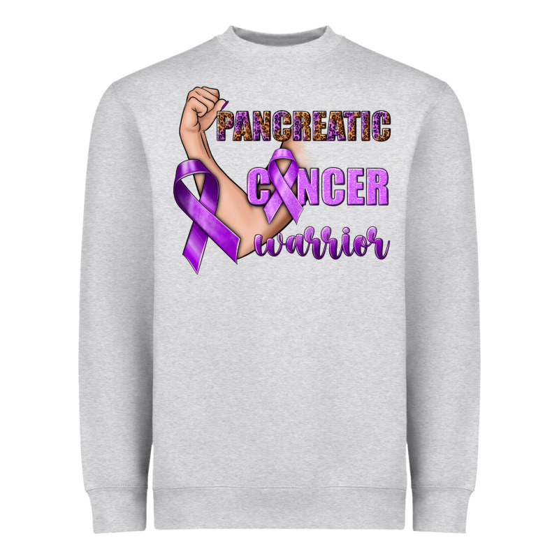 Pancreatic Cancer Warrior Heavyweight Sweatshirt by texasbilliewilder | Teevron