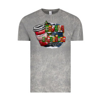 Cloud Rock coffe Vintage Tee - CowhideDigitalArt