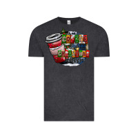 Vintage Black coffe Vintage Tee - CowhideDigitalArt