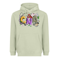 Matcha cna mardi gras Heavyweight Hoodie - MaliasSmallBusiness