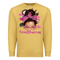 Antique Gold small business messy bun Premium Sweatshirt - NancyCooperArtShop
