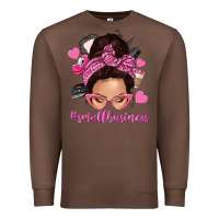 Chestnut small business messy bun Premium Sweatshirt - NancyCooperArtShop