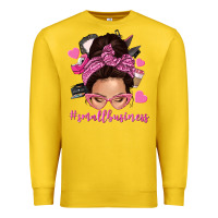 Lemon small business messy bun Premium Sweatshirt - NancyCooperArtShop