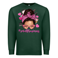 Sports Green small business messy bun Premium Sweatshirt - NancyCooperArtShop
