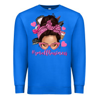 True Royal small business messy bun Premium Sweatshirt - NancyCooperArtShop