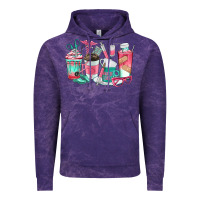 Cloud Purple nurse coffee cups Vintage Hoodie - texasbilliewilder