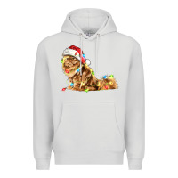 Dove Grey christmas persian cat Premium Hoodie - LillyAllenDesigns