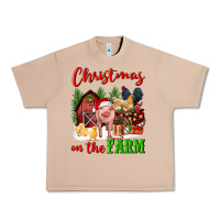 Burro christmas on the farm Urban Heavy Tee - FaDigitalArtStudio