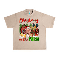 French Oak christmas on the farm Urban Heavy Tee - FaDigitalArtStudio