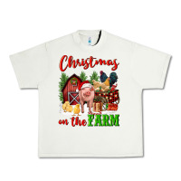 Pistachio christmas on the farm Urban Heavy Tee - FaDigitalArtStudio