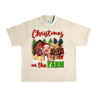 Christmas On The Farm Urban Heavy Tee | Teevron