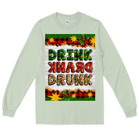 Matcha Christmas Drink Drank Drunk Long Sleeve Tee - Artiststas