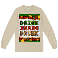 Mushroom Christmas Drink Drank Drunk Long Sleeve Tee - Artiststas