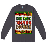 Smoke Christmas Drink Drank Drunk Long Sleeve Tee - Artiststas