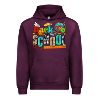 Mauve Wine back to school Urban Hoodie - NancyCooperArtShop