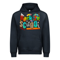 Navy back to school Urban Hoodie - NancyCooperArtShop