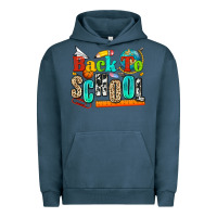 Pigment Midnight Navy back to school Urban Hoodie - NancyCooperArtShop