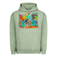 Pigment Oil Green back to school Urban Hoodie - NancyCooperArtShop