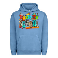 Pigment Pebble Blue back to school Urban Hoodie - NancyCooperArtShop