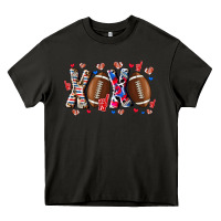 Asphalt Xox Football Heavy Core Tee - CowhideDigitalArt