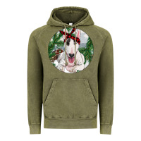 Bull Terrier And Farm Vintage Hoodie | Teevron