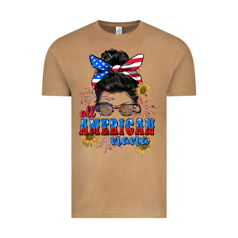 All American Nana 4th Of July Vintage Tee by CowGirlArtShop | Teevron
