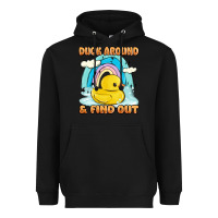 Black duck around and find out Heavyweight Hoodie - MaliasSmallBusiness