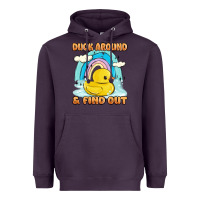 Plum duck around and find out Heavyweight Hoodie - MaliasSmallBusiness