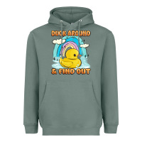 Sage duck around and find out Heavyweight Hoodie - MaliasSmallBusiness
